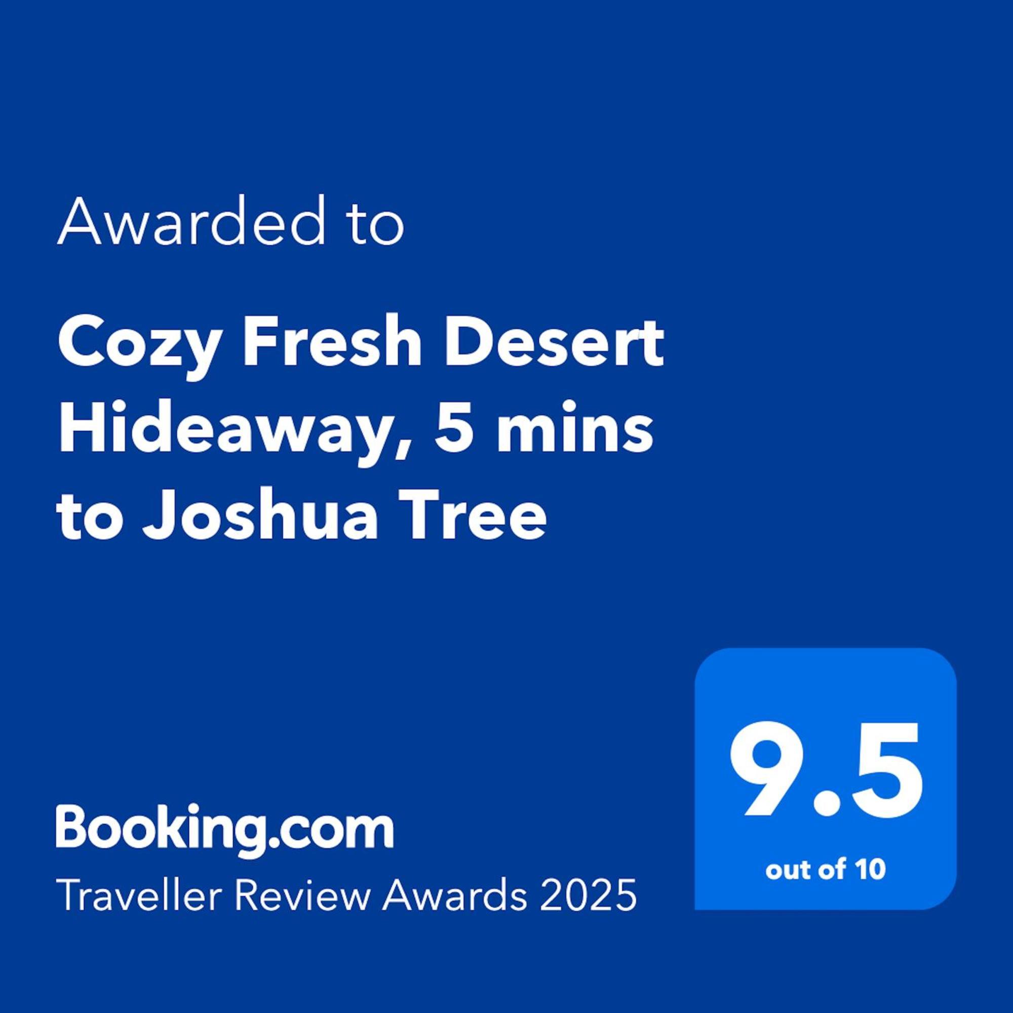 Cozy Fresh Desert Hideaway, 5 Mins To Joshua Tree Holiday home *